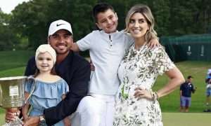 Jason Day with Wife Ellie Day and their Family